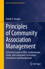 Oben links: "Classroom Companion: Business". Groß: "Principles of Community Association Management". Dunkelblau, gelber Streifen.