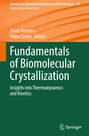 Titel: "Fundamentals of Biomolecular Crystallization". Autoren: Joana Ferreira, Filipa Castro. Grüner Hintergrund, oranger Streifen.