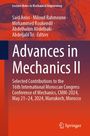 "Advances in Mechanics II" von Said Aniss und anderen. Zahnrad-Illustration im Hintergrund, Springer-Logo unten.