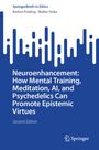 Titel: "Neuroenhancement: How Mental Training, Meditation, AI, and Psychedelics Can Promote Epistemic Virtues". Blauer Hintergrund mit weißem, wellenförmigem Muster und Springer-Logo.