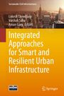 Text: "Integrated Approaches for Smart and Resilient Urban Infrastructure". Silhouette einer Stadt im Hintergrund.