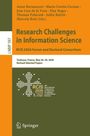 Text: "Research Challenges in Information Science", "RCIS 2026 Forum" in orange. Unten Logo und Texten zur Konferenz.