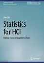 "Alan Dix, Statistics for HCI: Making Sense of Quantitative Data." Blauer Hintergrund, Springer-Logo.
