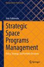 Oben steht "Management for Professionals". Groß in der Mitte: "Strategic Space Programs Management". Unten das Springer-Logo.