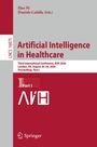 Text: Hao Ni, Daniele Cafolla (Eds.), Artificial Intelligence in Healthcare, AIiH 2026, London, UK. Rotes Cover. Springer-Logo unten.