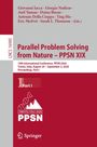 Titel: "Parallel Problem Solving from Nature – PPSN XIX". Autoren, Konferenzort, Logo mit DNA-Strang und Bergen.