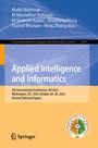 "Applied Intelligence and Informatics", Konferenzdetails unten. Springer-Logo mit Grafik, blaue und orange Farbschema.