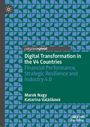 "Buchtitel: Digital Transformation in the V4 Countries. Autoren: Marek Nagy, Katarína Valášková. Abstraktes Muster."