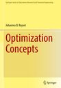 "Optimization Concepts" von Johannes O. Royset. Gelber Hintergrund mit Springer-Logo.