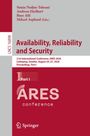 Availability, Reliability, and Security. ARES Conference. Springer Logo. Grauer und roter Hintergrund.
