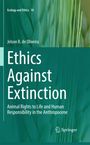 "Ecology and Ethics 10. Ethics Against Extinction. Bild: grüne Pflanzenstruktur mit Springer-Logo unten."