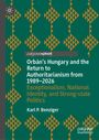 Covertext: "Orbán’s Hungary and the Return to Authoritarianism from 1989–2026". Grünes geometrisches Muster.