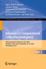 Buchtitel: "Advances in Computational Collective Intelligence". Herausgeber: Nguyen, Iliadis, Kozierkiewicz. Buchcover in Blau-Orange.
