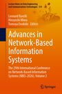 "Advances in Network-Based Information Systems" in weißer Schrift auf orangem Hintergrund oben links sind Editorennamen. 