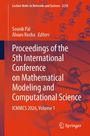 "Proceedings of the 5th International Conference on Mathematical Modeling and Computational Science, ICMMSC 2026, Volume 1." Orange Hintergrund mit vernetzten Kugeln.