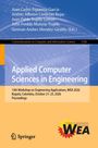 "Applied Computer Sciences in Engineering", WEA 2026, Bogotá, 21.–23. Okt. 2026. Cover in Blau und Gelb mit WEA-Logo.
