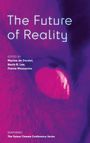 „The Future of Reality“, herausgegeben von Marine de Dardel, Flavia Mazzarino, Kevin B. Lee. Ein pink-violettes abstraktes Bild.