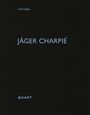 Der Text "Anthologie", "JÄGER CHARPIÉ" und "QUART" steht auf schwarzem Hintergrund in blau.