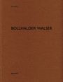 Oben links: "De aedibus". In der Mitte: "BOLLHALDER WALSER". Unten links: "QUART". Hintergrund in braunem Farbton.