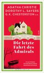 Buchtitel: "Die letzte Fahrt des Admirals". Autoren: Agatha Christie, Dorothy L. Sayers. Illustration: Haus und Boot.