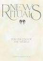 "Rituals for the End of the World" steht in eleganter Schrift. In der Mitte befinden sich zwei dekorative Symbole.