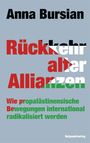 "Rückkehr alter Allianzen" in Rot und Weiß auf grauem Hintergrund. Anna Bursian oben. Unten Verlagsname in Rot.