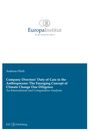 Europa Institut, Andreas Hösli, Company Directors' Duty of Care in the Anthropocene, EIZ Publishing. Logo: Universität Zürich.