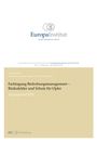 Tagungsband 2025, Europainstitut Logo oben, Herausgeber: Christian Schwarzenegger, Reinhard Brunner, beige Fläche unten.