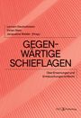 Titel: "Gegenwärtige Schieflagen". Untertitel: "Über Erwartungen und Enttäuschungen im Recht". Rote, diagonale Streifen.