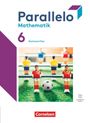 „Parallelo Mathematik 6 Rheinland-Pfalz“ und „Cornelsen“. Tischfußballfiguren mit Ball im Vordergrund.