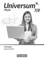 : Universum Physik 7./8. Schuljahr. Gymnasium Sachsen-Anhalt - Lösungen zum Schulbuch, Buch