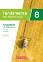 : Fundamente der Mathematik 8. Schuljahr - Ausgabe B ab 2024 - Arbeitsheft zum Schulbuch mit Erklärfilmen und eingelegten Lösungen, Buch