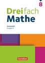 : Dreifach Mathe 8. Schuljahr - Arbeitsheft mit Lösungen, Buch