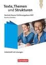 "Texte, Themen und Strukturen", "Zentrale Klausur Einführungsphase 2027", zwei lächelnde Personen, "Cornelsen".