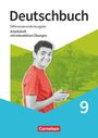 "Deutschbuch. Differenzierende Ausgabe. Arbeitsheft mit interaktiven Übungen. Cornelsen 9." Junge mit Handy.