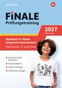 Logo "westermann" oben links, "FINALE Prüfungstraining" groß, Text über Abschluss, Mathematik-Kurse und Lernmaterialien. Jugendliche lächelt.