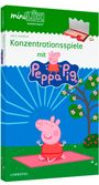 miniLÜK. Kindergarten/Vorschule Set Konzentrationsspiele mit Peppa Pig, Buch