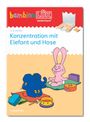 : bambinoLÜK. Kindergarten/Vorschule Konzentration mit Elefant und Hase, Buch