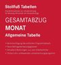 Tabelle, Gesamtabzug 2026 Monat, Buch