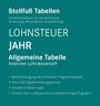 : Tabelle, Lohnsteuer 2024, Jahr, Buch