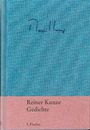 Reiner Kunze: gedichte, Buch