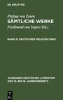 Philipp Von Zesen: Sämtliche Werke, Bd 9, Deutscher Helicon (1641), Buch