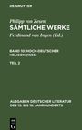Philipp Von Zesen: Sämtliche Werke, Bd 10/Tl 2, Buch