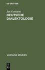 Jan Goossens: Deutsche Dialektologie, Buch