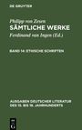 Philipp Von Zesen: Sämtliche Werke, Bd 14, Ethische Schriften, Buch