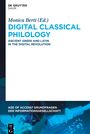: Digital Classical Philology, Buch