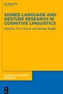 : Signed Language and Gesture Research in Cognitive Linguistics, Buch