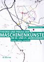 „Theorie und Praxis der Maschinenkünste im 20. und 21. Jahrhundert“, bunte abstrakte Linien und Formen im Hintergrund.