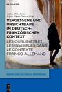 Titel: "Vergessene und Unsichtbare im deutsch-französischen Kontext". Illustration einer Person in einem gewölbten Gang.