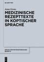 Anne Grons: Medizinische Rezepttexte in koptischer Sprache, Buch